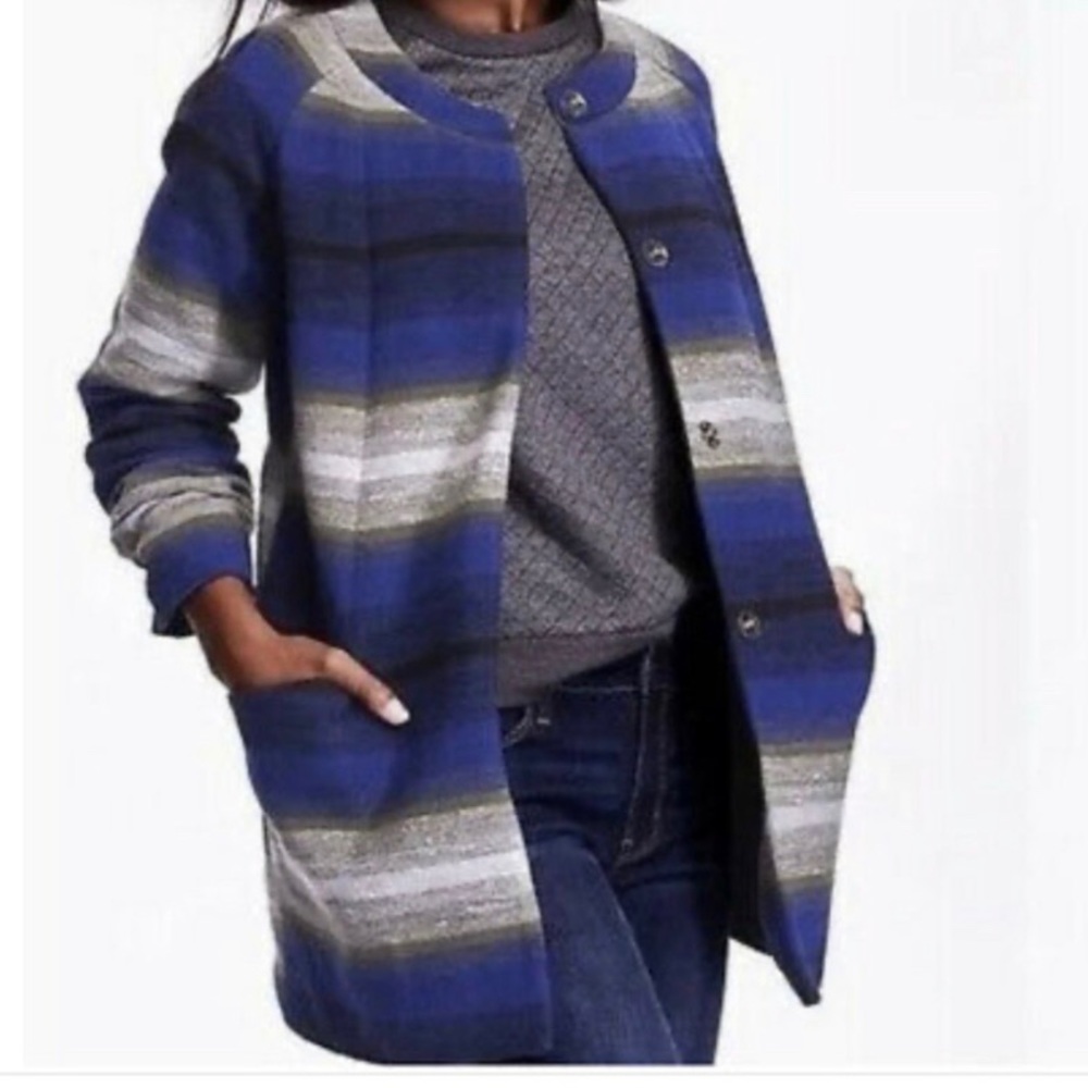 Old Navy | Blue and gray coat jacket